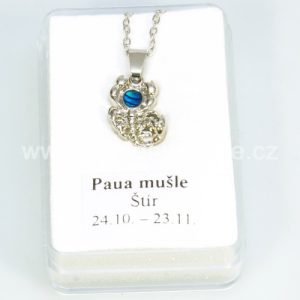 Přívěsek štír, Paua mušle