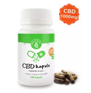 CBD kapsle -100 ks (*1000 mg CBD)