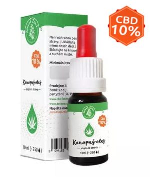 CBD Konopný olej 10%, 10 ml