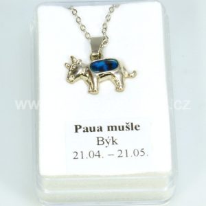 Přívěsek býk, Paua mušle