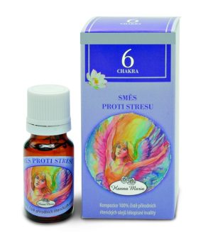 Čakrální olej 6. čakra - proti stresu 10 ml