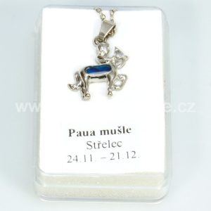 Přívěsek střelec, Paua mušle