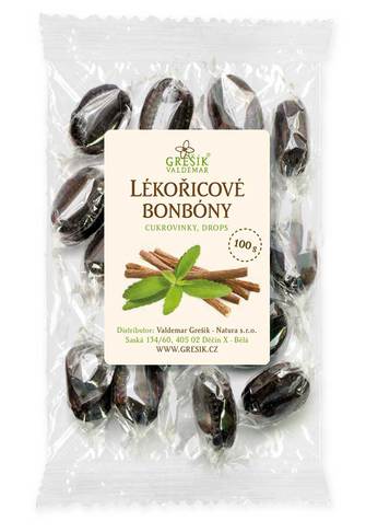 Lékořicové bonbóny 100 g GREŠÍK