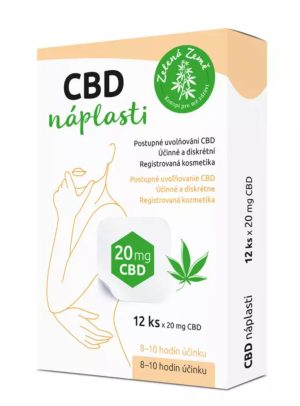 CBD náplasti 12 ks