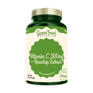 Vitamin C 500mg + Extrakt ze šípku 60 kaps.