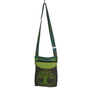 Bavlněná kabelka Daire Tree Green 3966