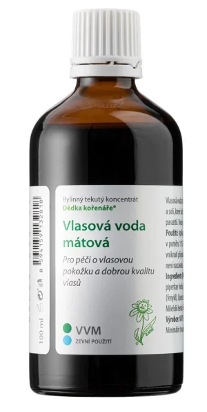 VVM 100ml Vlasová voda mátová Dědek kořenář