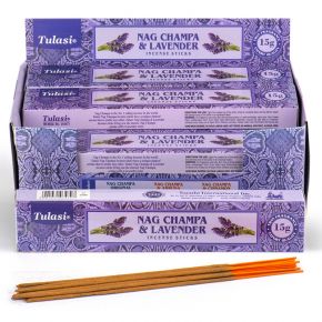 Vonné tyčinky Tulasi Nag Champa Lavender