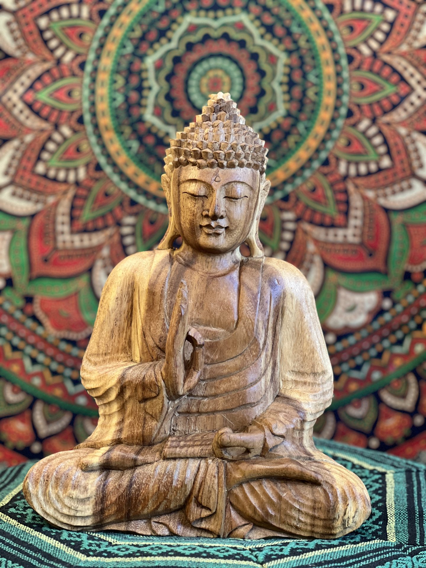 Buddha 19 - dřevěná socha
