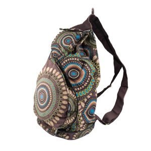 Batoh s mandalami Mandala Brown 100001