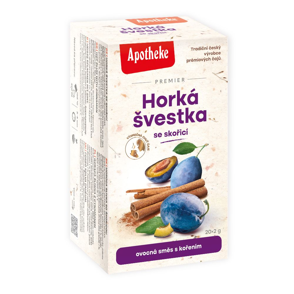 Apotheke čaj Horká švestka se skořicí 20x2g