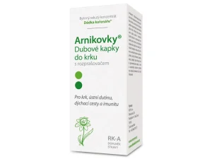 Arnikovky Dubové kapky do krku